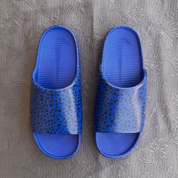 Nike Calm Slide Electric Pack- Racer Blue. Unisex, M8 / W9 - Picture 4 of 9